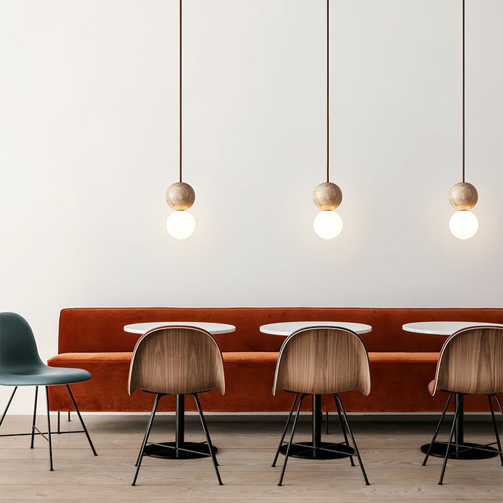 Camille Travertine Pendant Light - Vakkerlight