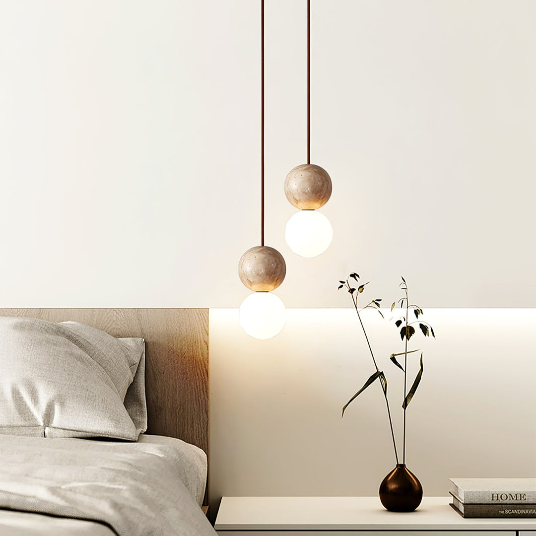Camille Travertine Pendant Light - Vakkerlight