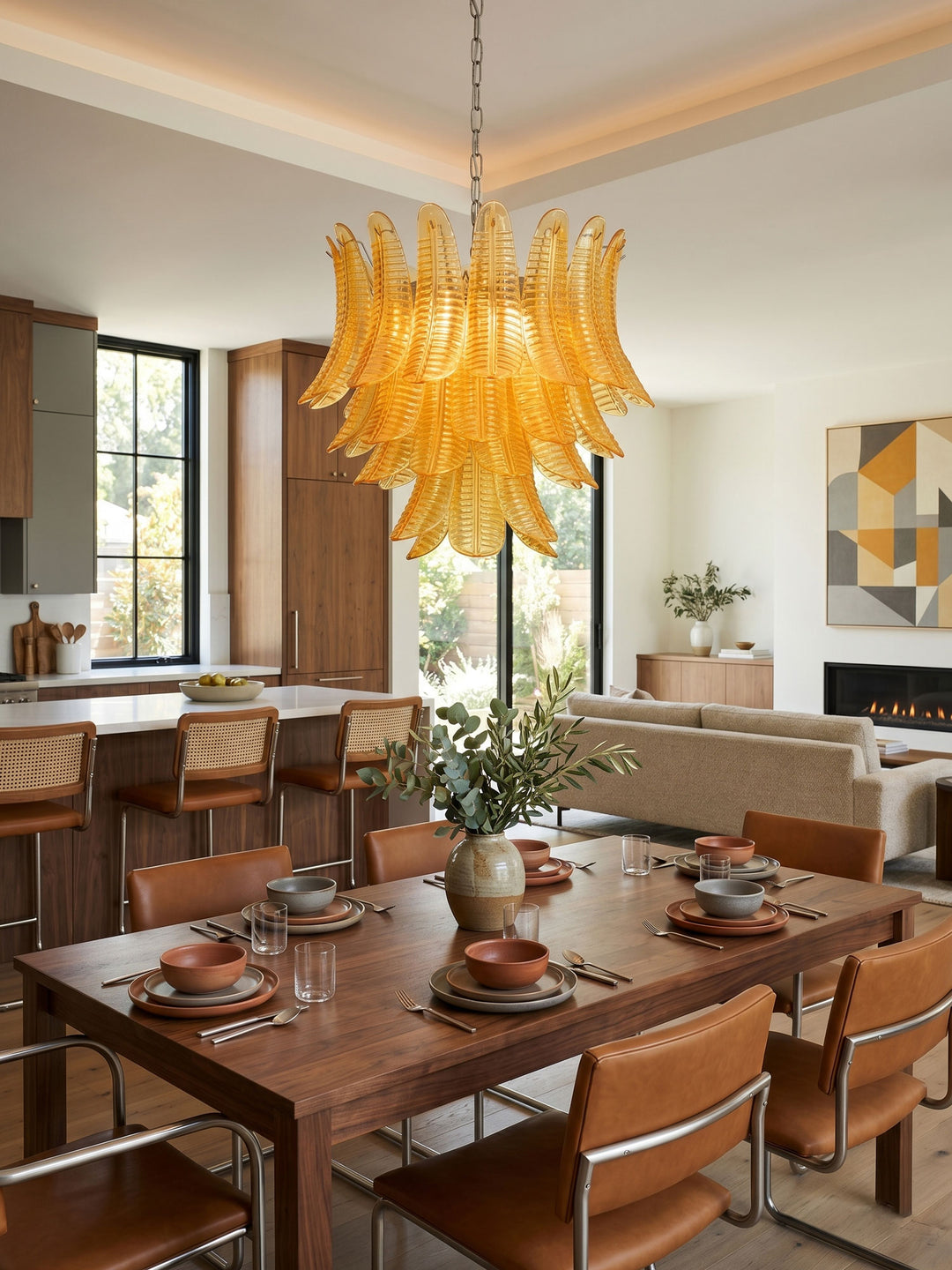 Aurelium Cascade Glass Chandelier - Vakkerlight