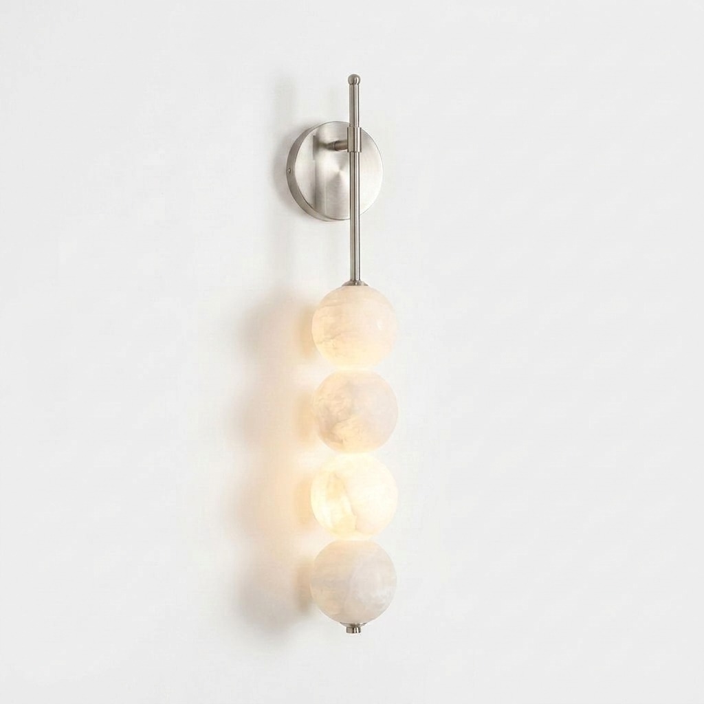 Aurelle Alabaster Wall Sconce