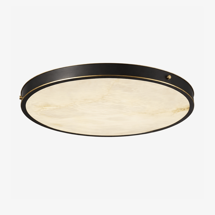 Aureon Alabaster Round Ceiling Lamp - Vakkerlight
