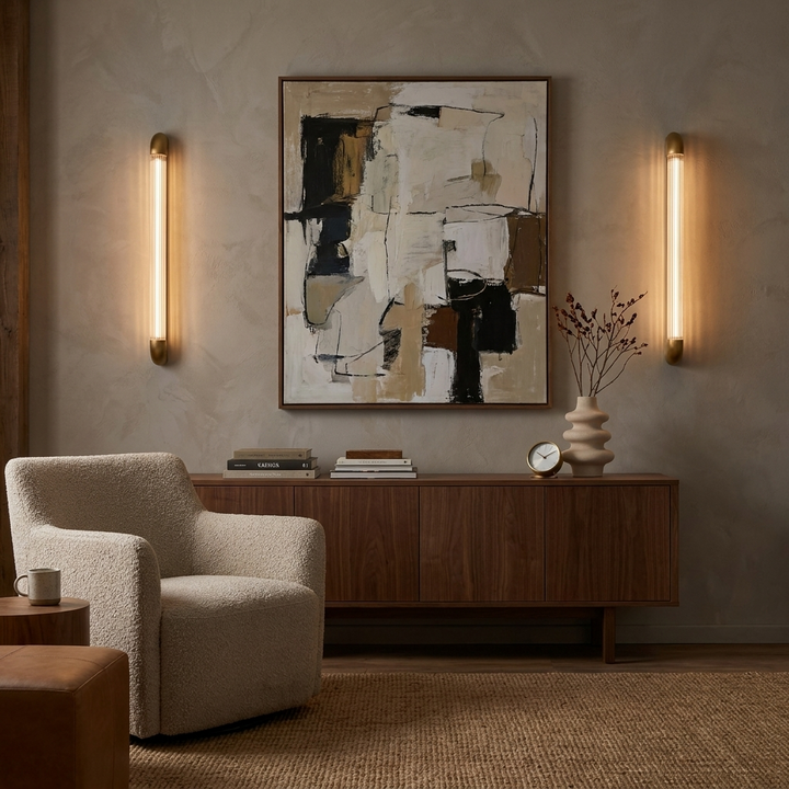 Aurevane Ribbed Glass Wall Sconce