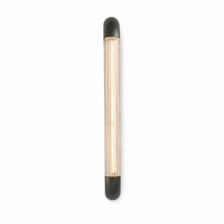 Aurevane Ribbed Glass Wall Sconce