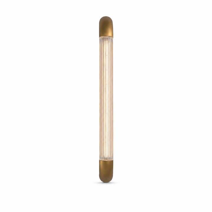 Aurevane Ribbed Glass Wall Sconce