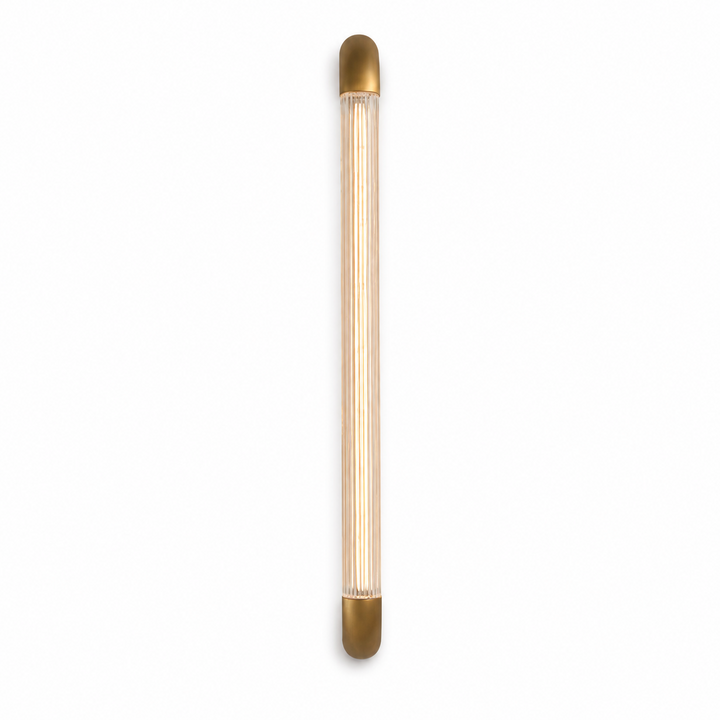 Aurevane Ribbed Glass Wall Sconce