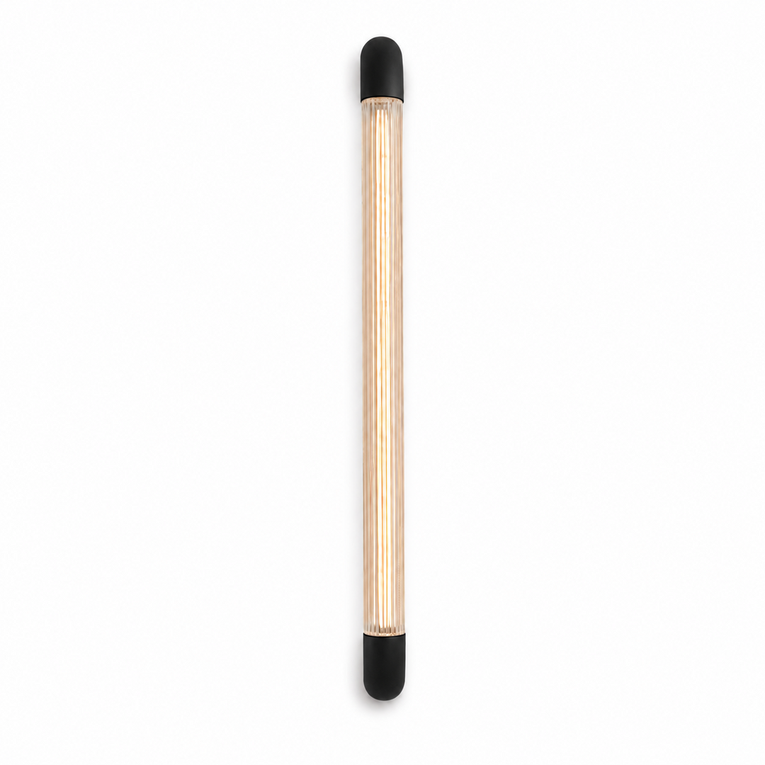 Aurevane Ribbed Glass Wall Sconce