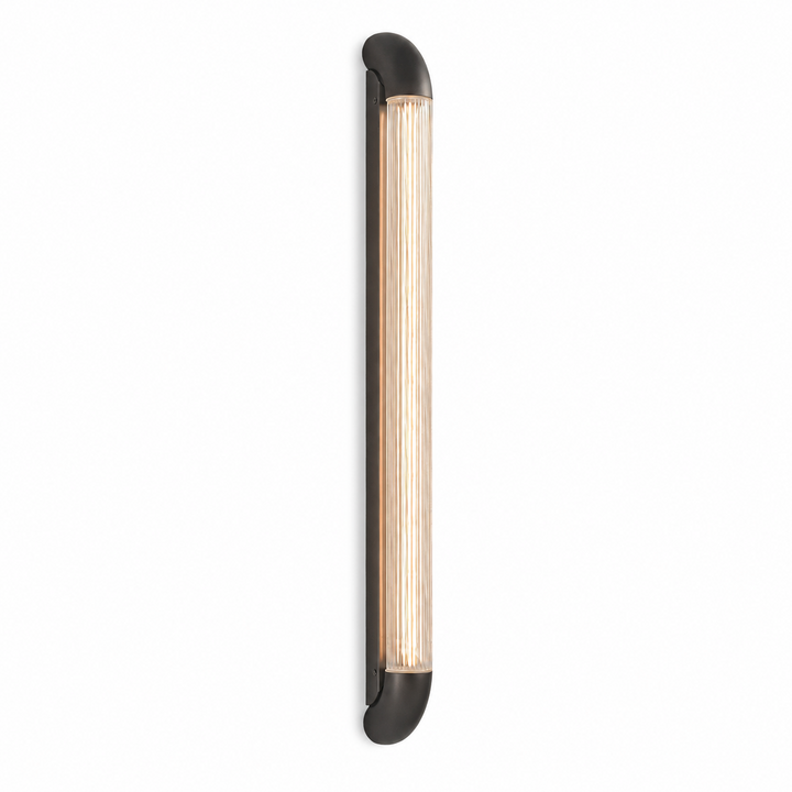 Aurevane Ribbed Glass Wall Sconce
