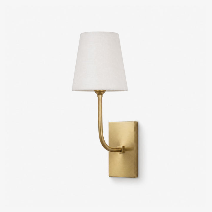 Aurevia Alabaster Tapered Shade Wall Sconce
