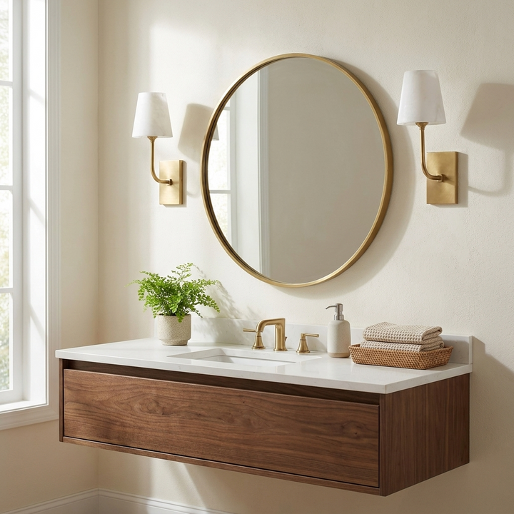 Aurevia Alabaster Tapered Shade Wall Sconce