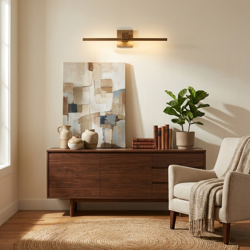 Aurevia Vintage Brass Linear Wall Sconce