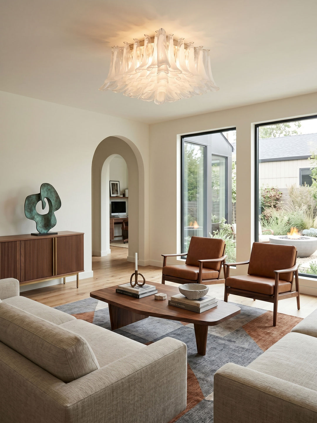 Aurielis Glass Ceiling Light - Vakkerlight