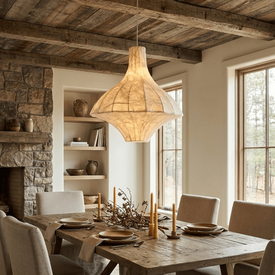 Aurielle Silk Pavilion Pendant Lamp - Vakkerlight