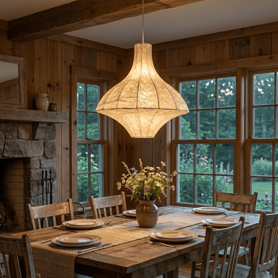 Aurielle Silk Pavilion Pendant Lamp - Vakkerlight