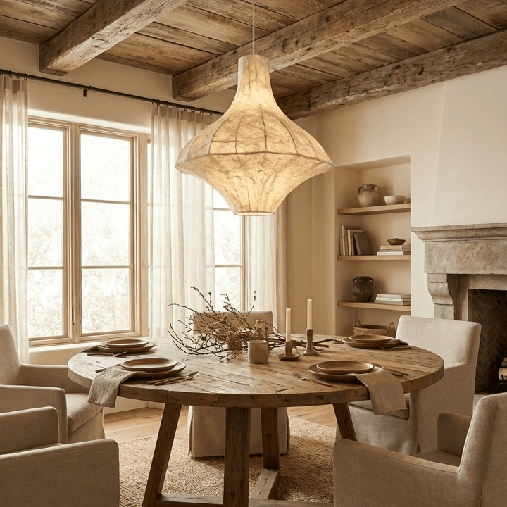 Aurielle Silk Pavilion Pendant Lamp - Vakkerlight