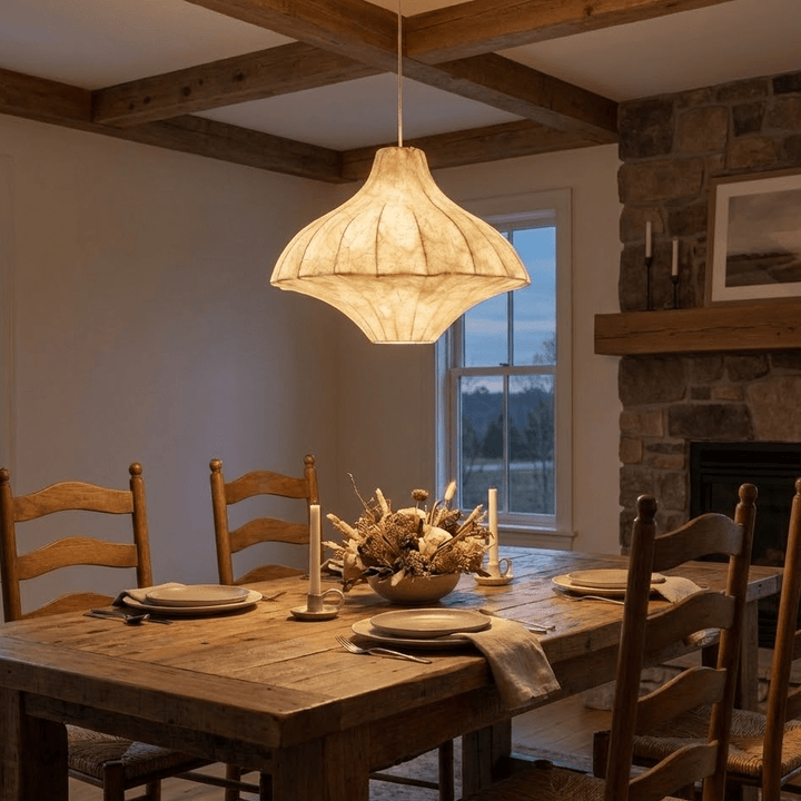 Aurielle Silk Pavilion Pendant Lamp - Vakkerlight