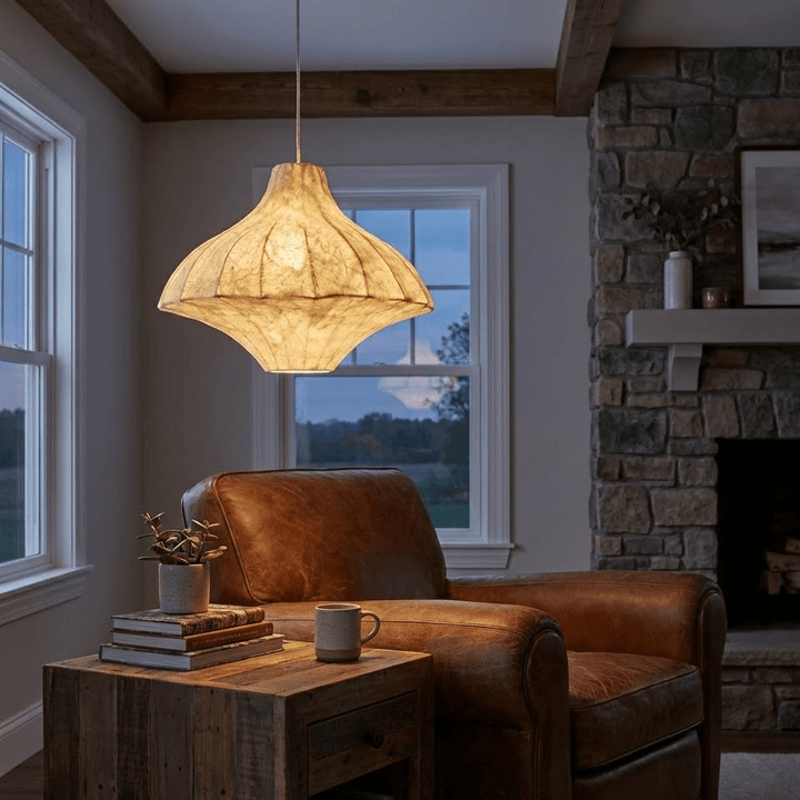 Aurielle Silk Pavilion Pendant Lamp - Vakkerlight