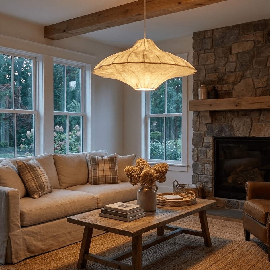 Aurielle Silk Pavilion Pendant Lamp - Vakkerlight