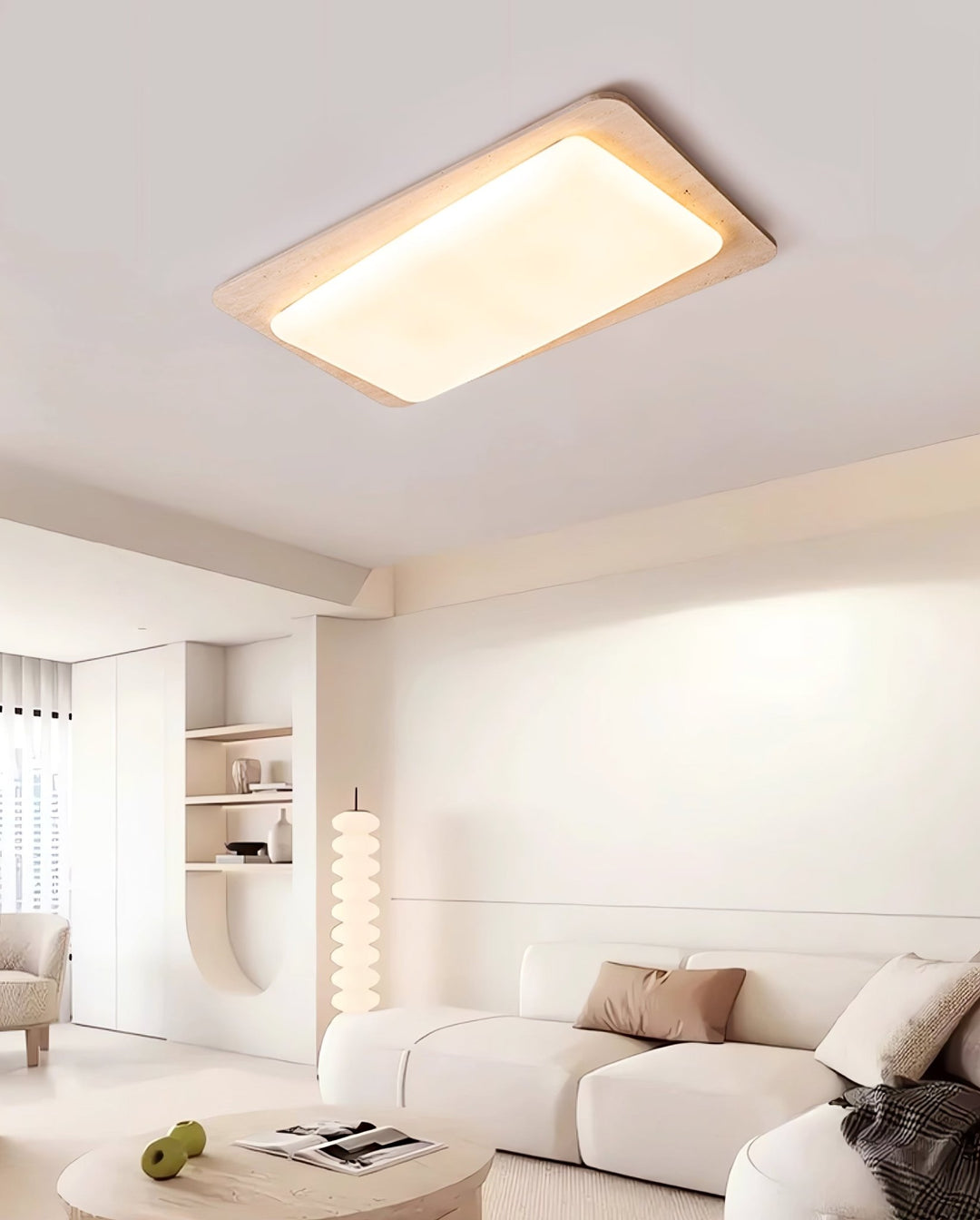 Aurilith Travertine Ceiling Light - Vakkerlight