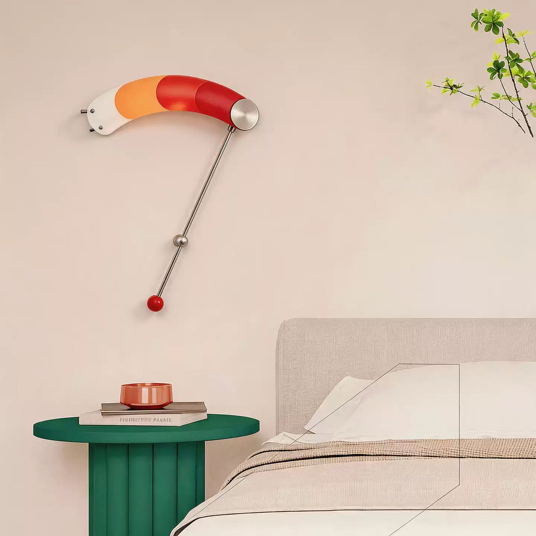 Aurora Gradient Arc Wall Sconce
