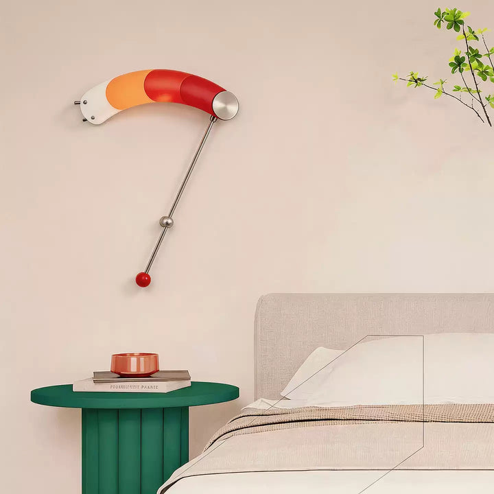 Aurora Gradient Arc Wall Sconce