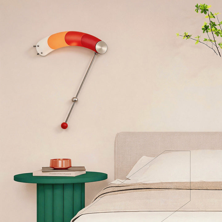 Aurora Gradient Arc Wall Sconce