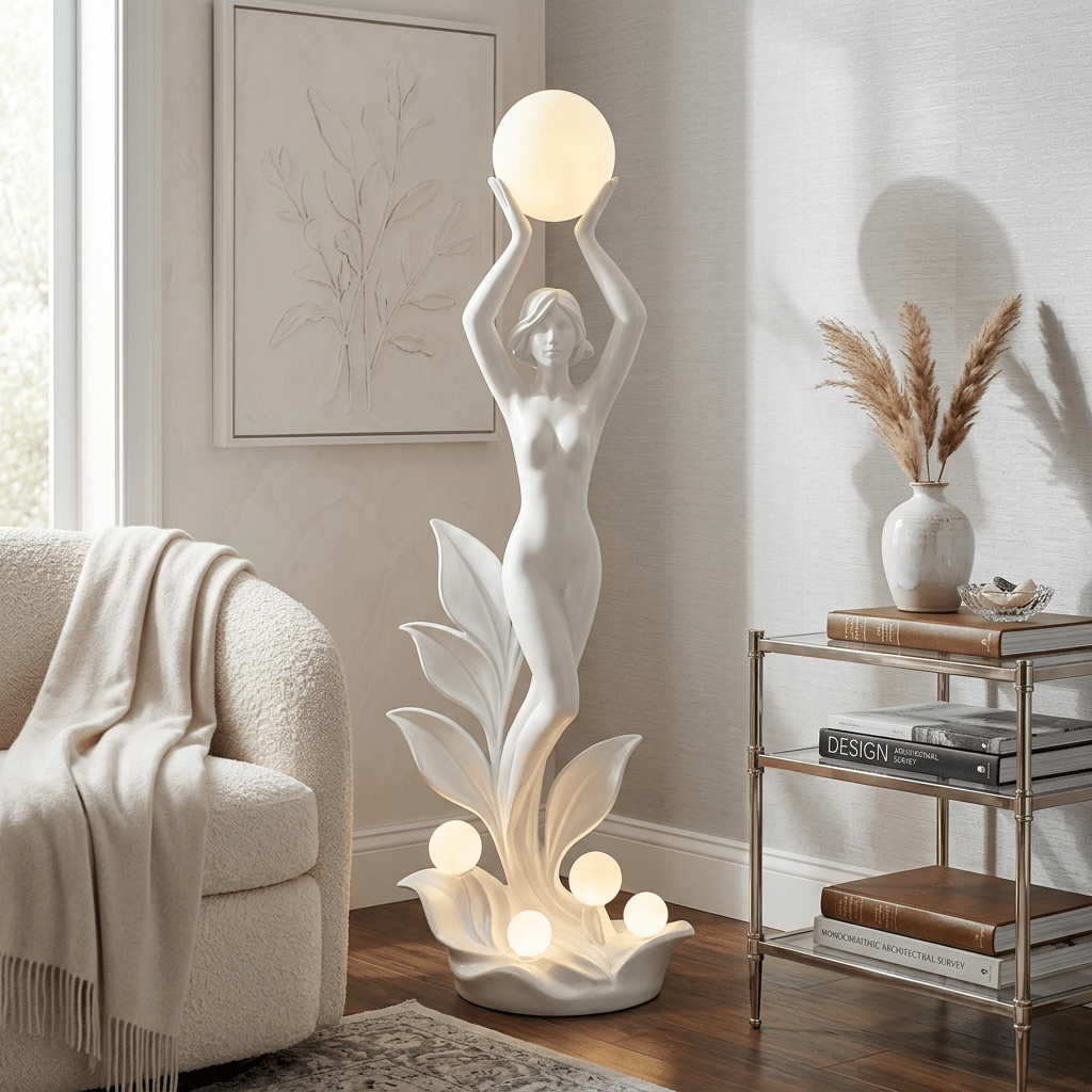 Aurora Muse Sculptural Floor Lamp - Vakkerlight