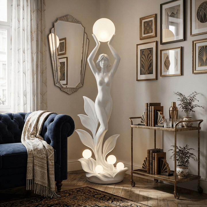 Aurora Muse Sculptural Floor Lamp - Vakkerlight