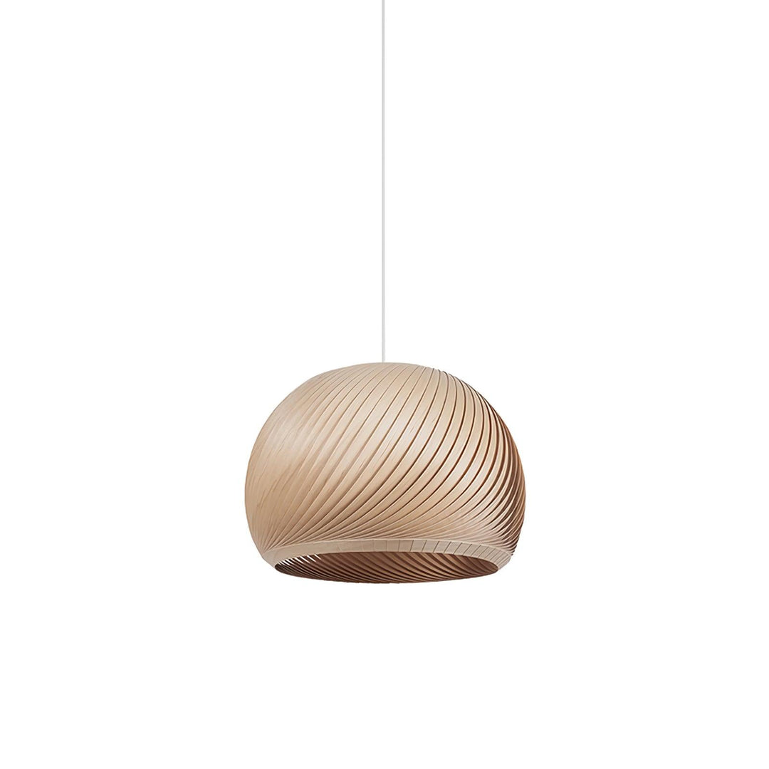 Aurora Whorl Wood Pendant Lamp - Vakkerlight