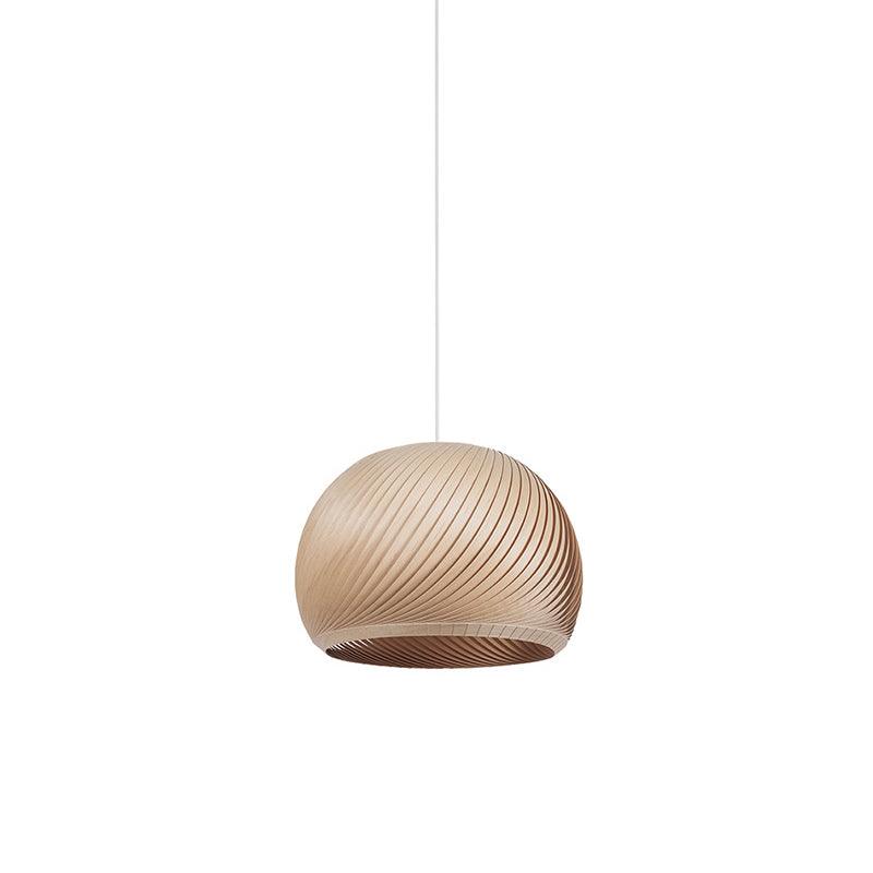 Aurora Whorl Wood Pendant Lamp - Vakkerlight