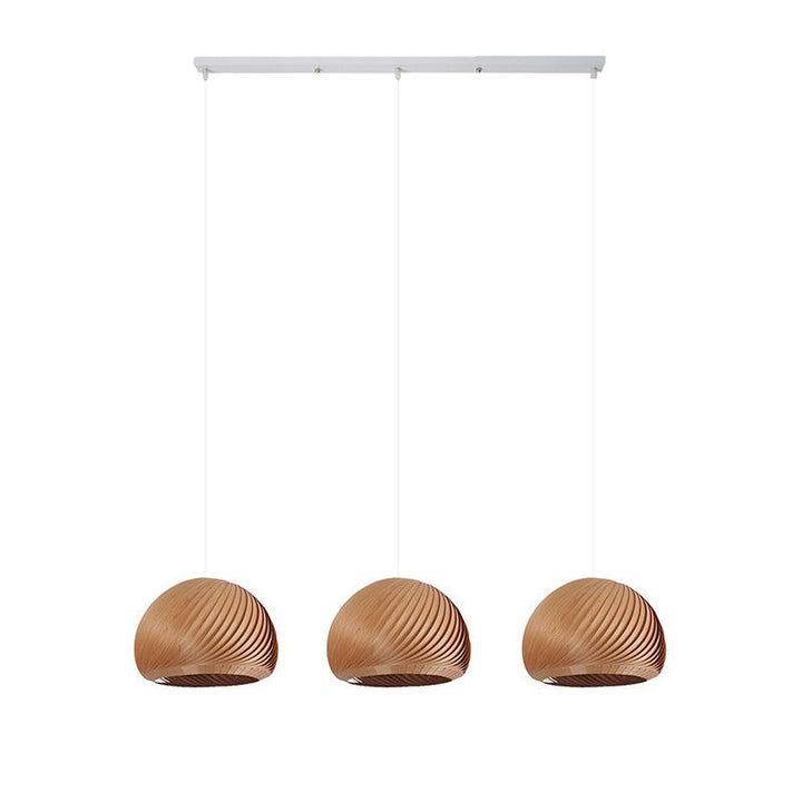 Aurora Whorl Wood Pendant Lamp - Vakkerlight