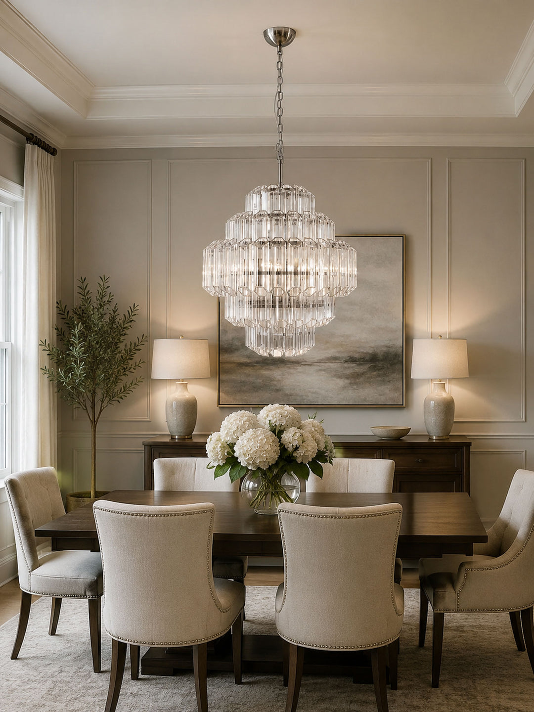 Aurum Cascade Glass Chandelier - Vakkerlight