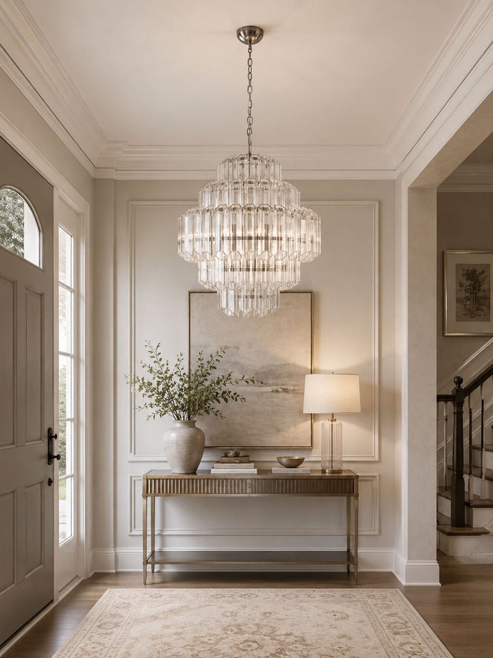 Aurum Cascade Glass Chandelier - Vakkerlight