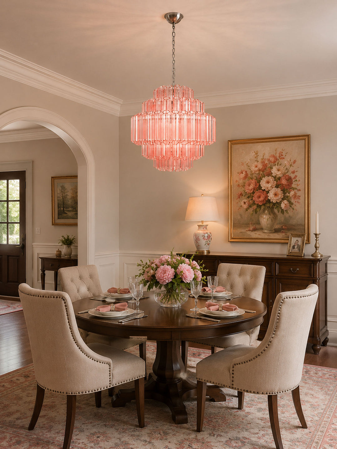 Aurum Cascade Glass Chandelier - Vakkerlight
