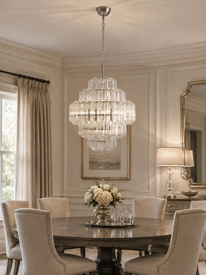Aurum Cascade Glass Chandelier - Vakkerlight
