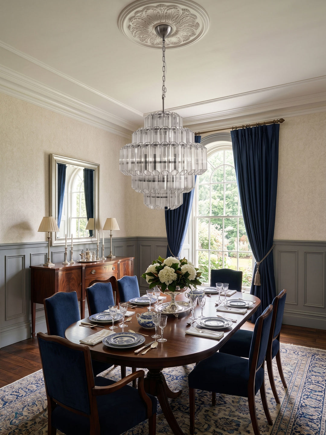 Aurum Cascade Glass Chandelier - Vakkerlight