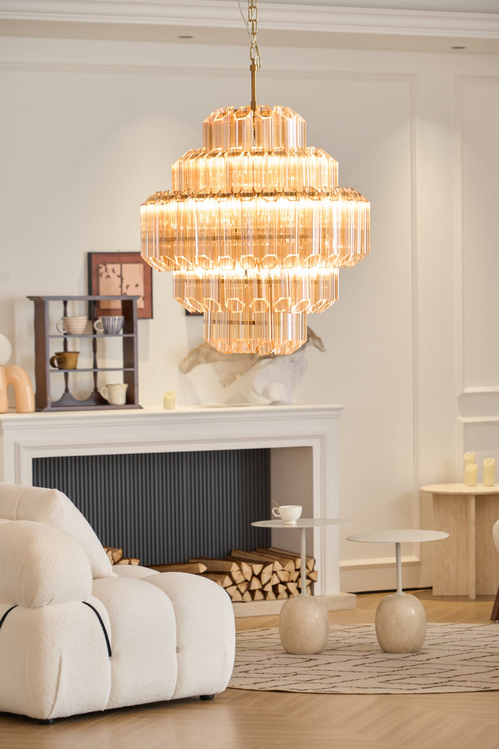 Aurum Cascade Murano Chandelier - Vakkerlight