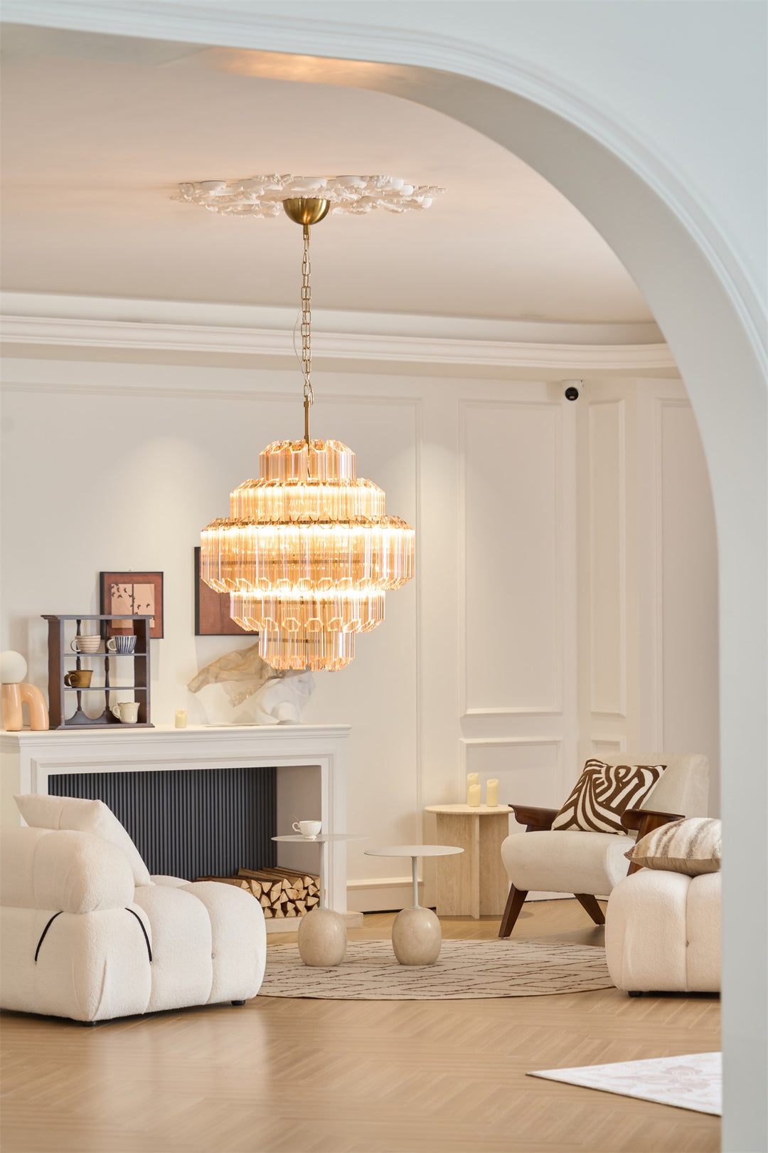 Aurum Cascade Murano Chandelier - Vakkerlight