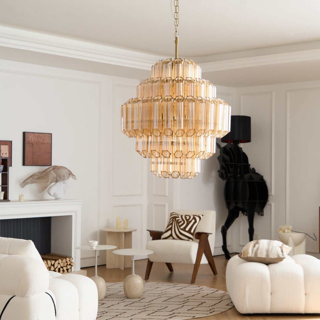 Aurum Cascade Murano Chandelier - Vakkerlight