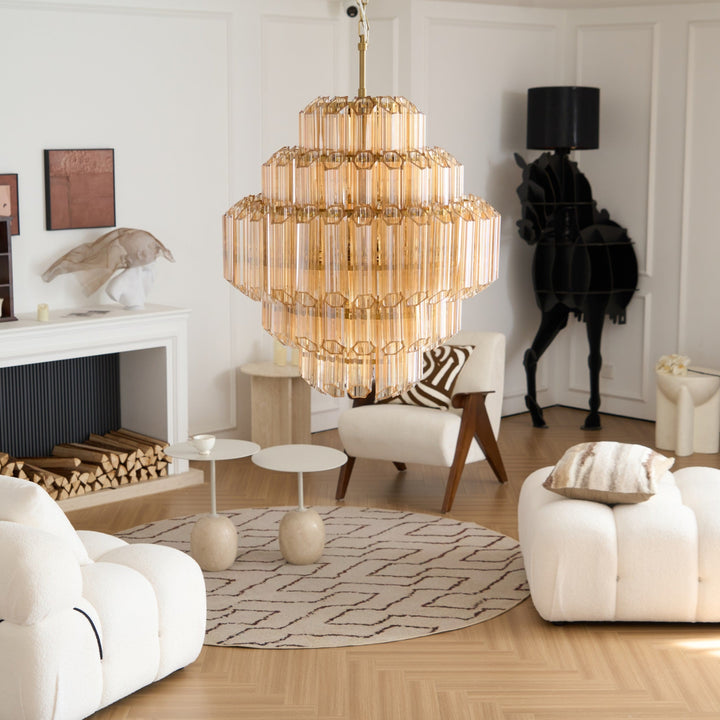 Aurum Cascade Murano Chandelier - Vakkerlight