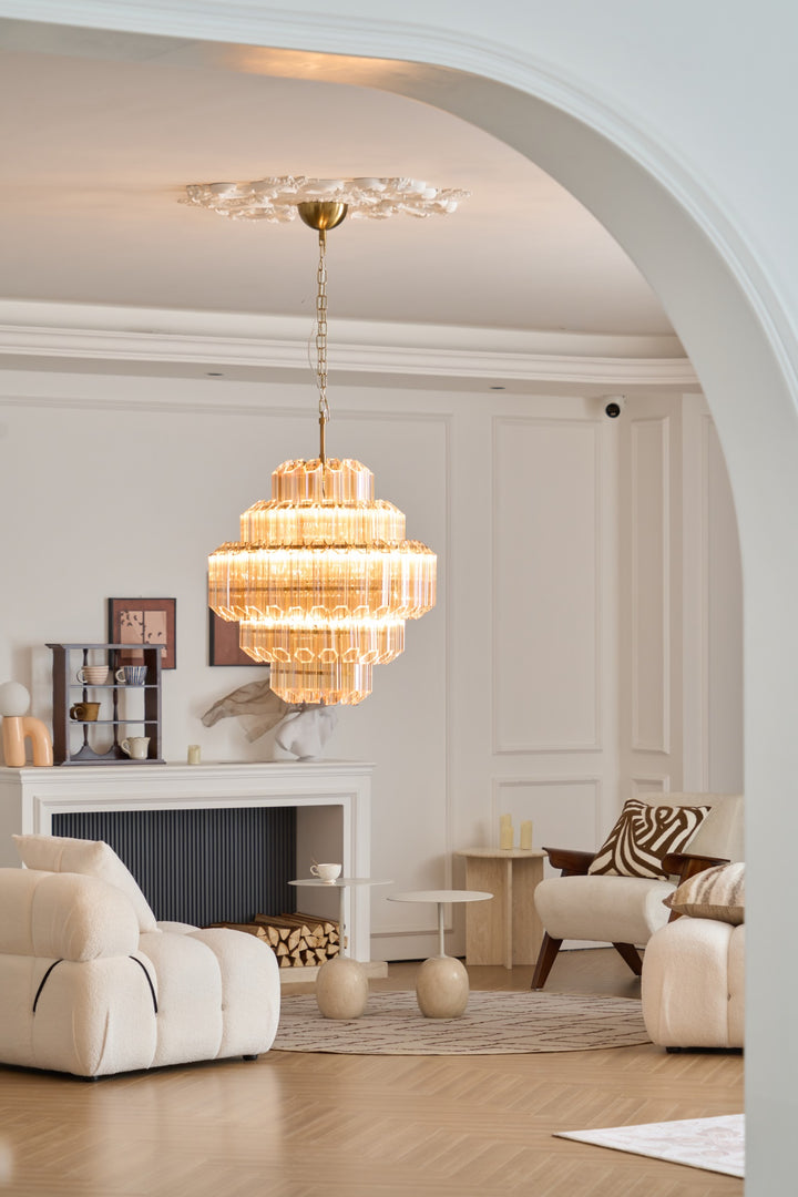 Aurum Cascade Murano Chandelier - Vakkerlight