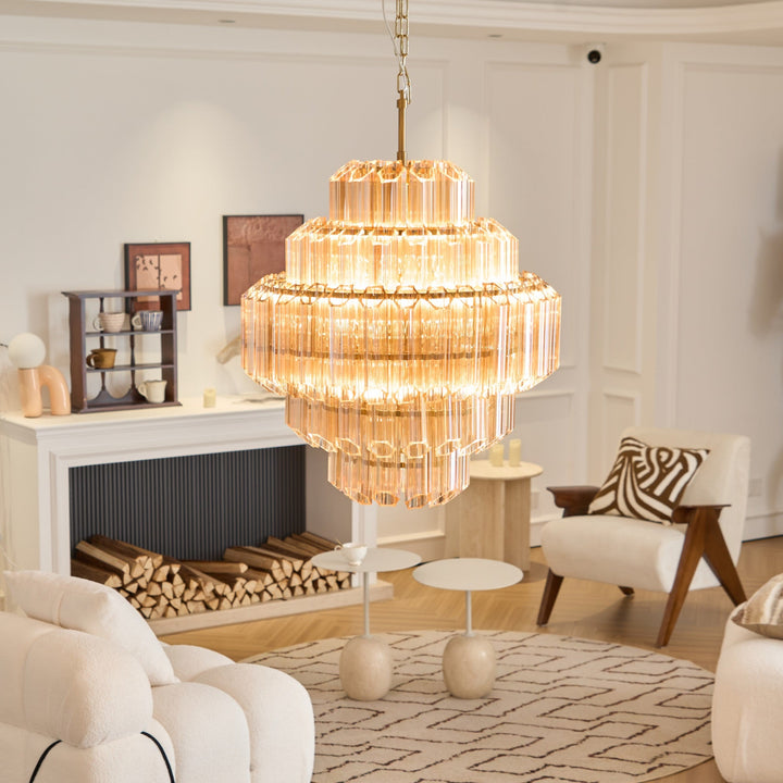 Aurum Cascade Murano Chandelier - Vakkerlight