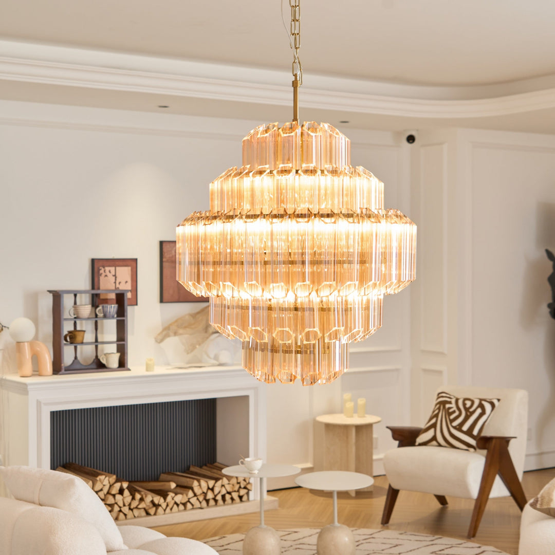 Aurum Cascade Murano Chandelier - Vakkerlight