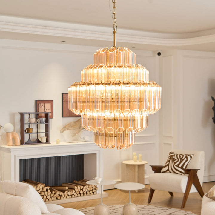 Aurum Cascade Murano Chandelier - Vakkerlight