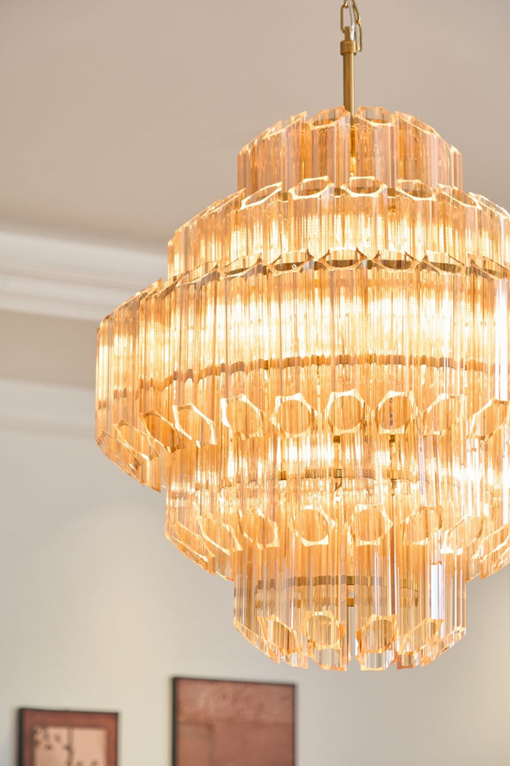 Aurum Cascade Murano Chandelier - Vakkerlight