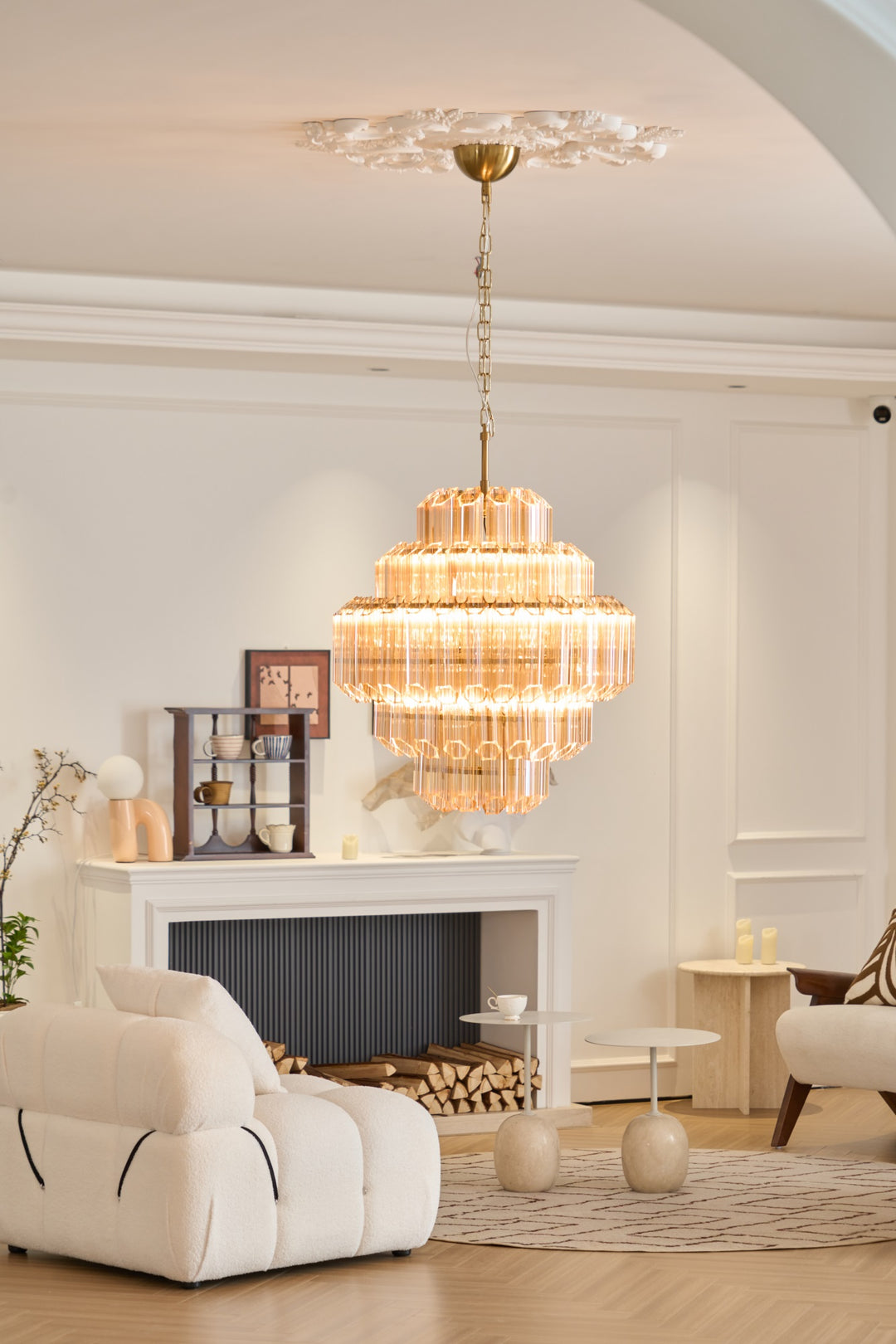 Aurum Cascade Murano Chandelier - Vakkerlight