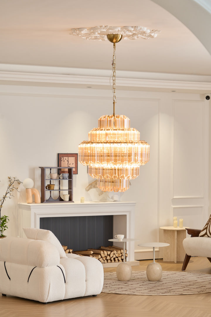 Aurum Cascade Murano Chandelier - Vakkerlight