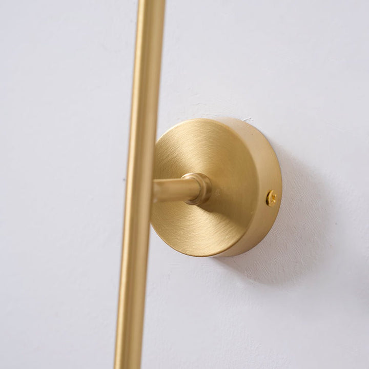 Ava Brass Alabaster Wall Lamp - Vakkerlight