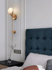 Ava Brass Wall Lamp - Vakkerlight