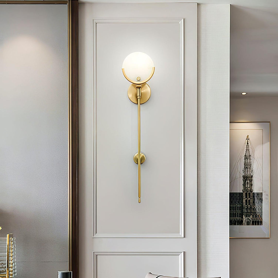 Ava Brass Wall Lamp - Vakkerlight