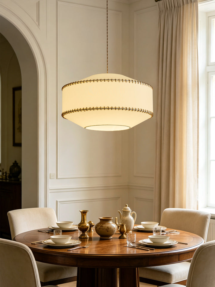 Aveline Stitched Fabric Pendant Light